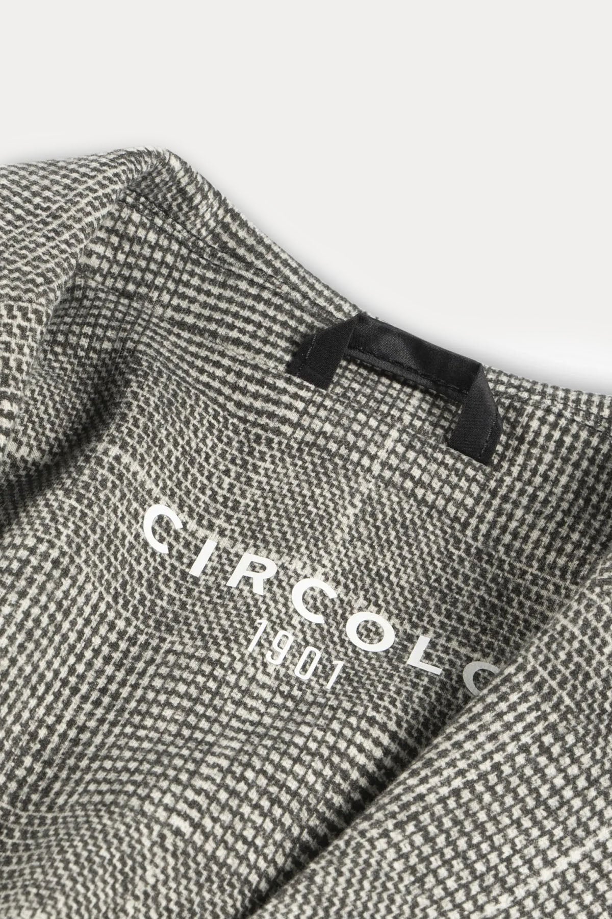 Circolo 1901 Slim Fit Ekose Desenli Streç Blazer Ceket