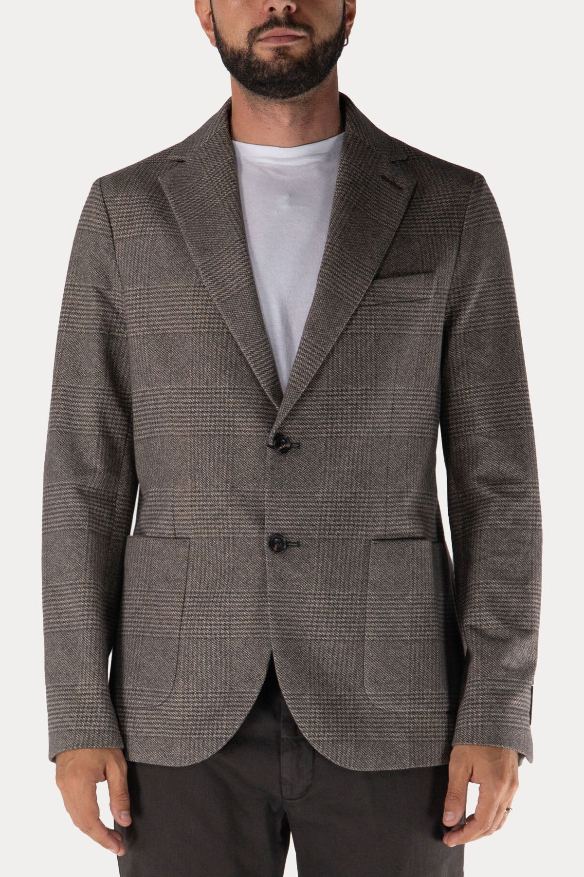 Circolo 1901 Slim Fit Ekose Desen Spor Cepli Blazer Ceket