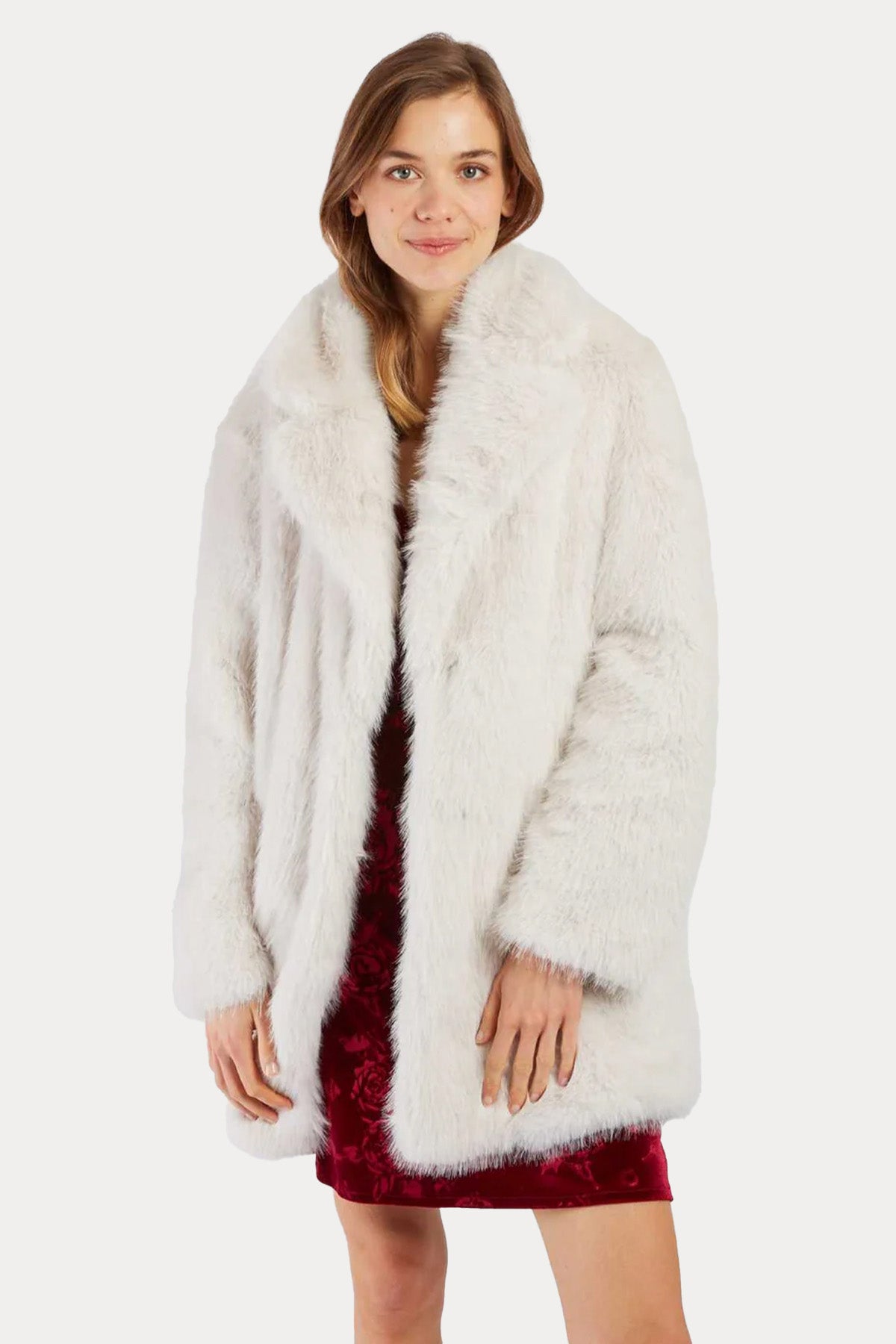 Rene Derhy Relaxed Fit Peluş Kaban