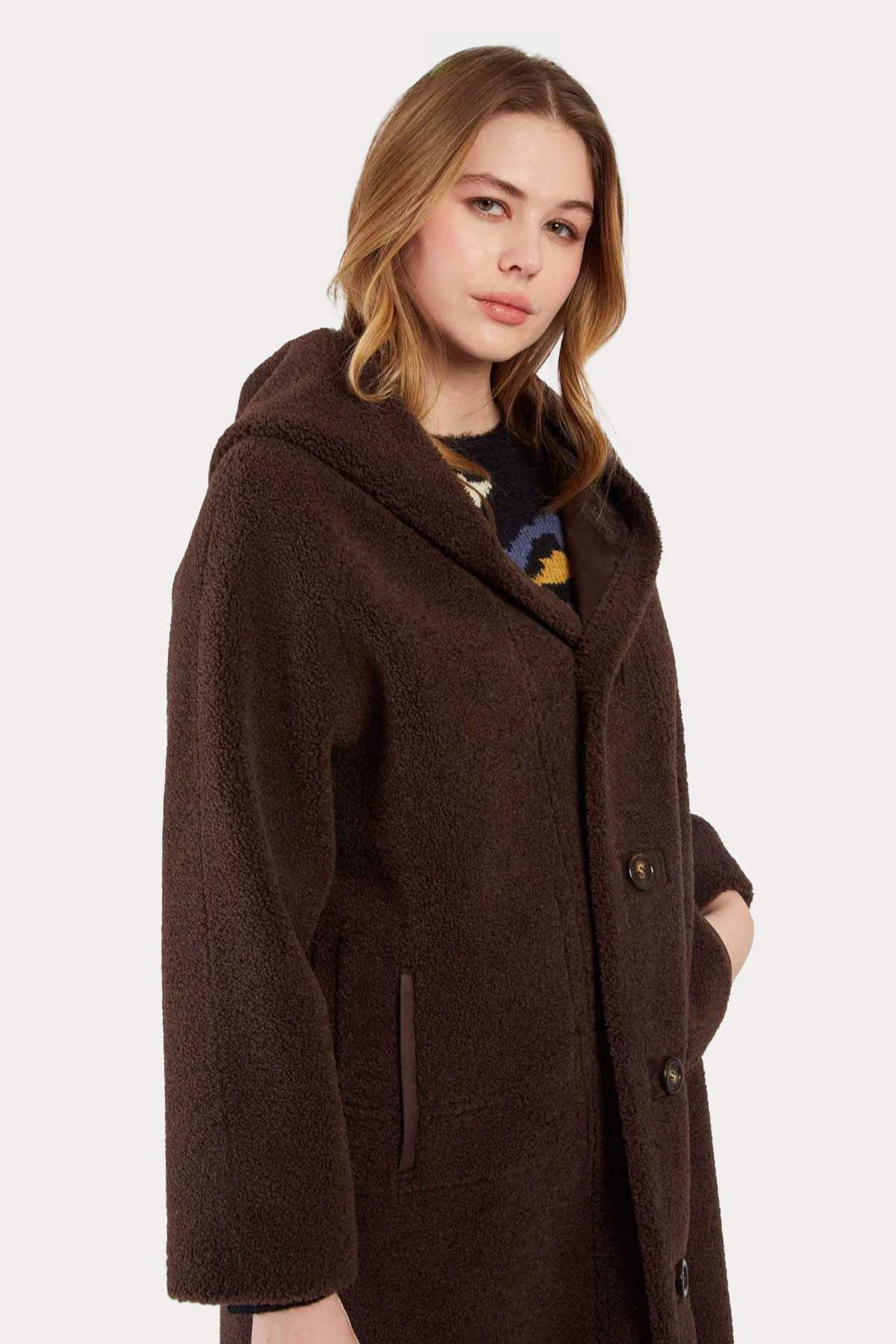 Rene Derhy Çift Taraflı Kapüşonlu Kaban