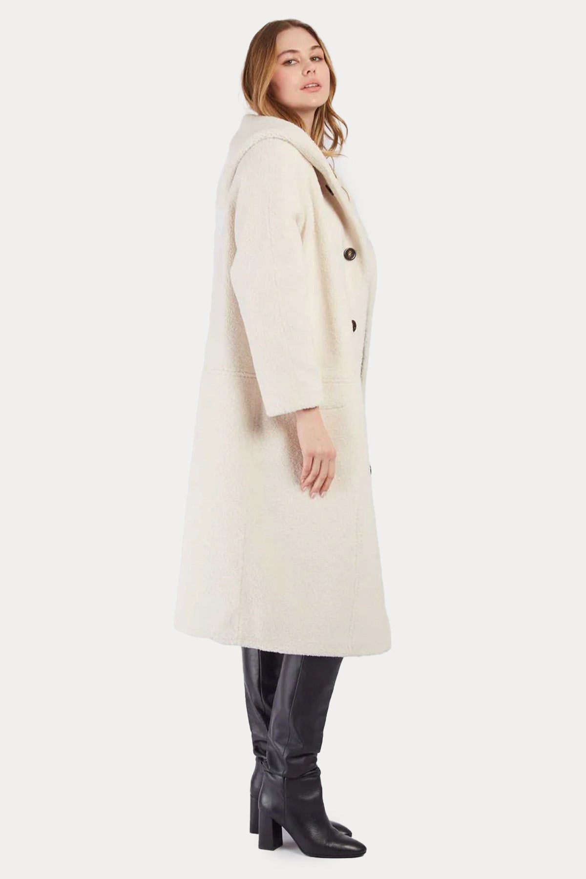 Rene Derhy Çift Taraflı Kapüşonlu Kaban