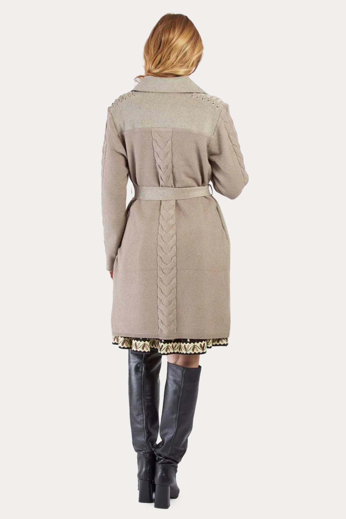 Rene Derhy Regular Fit Kemerli İnce Kaban