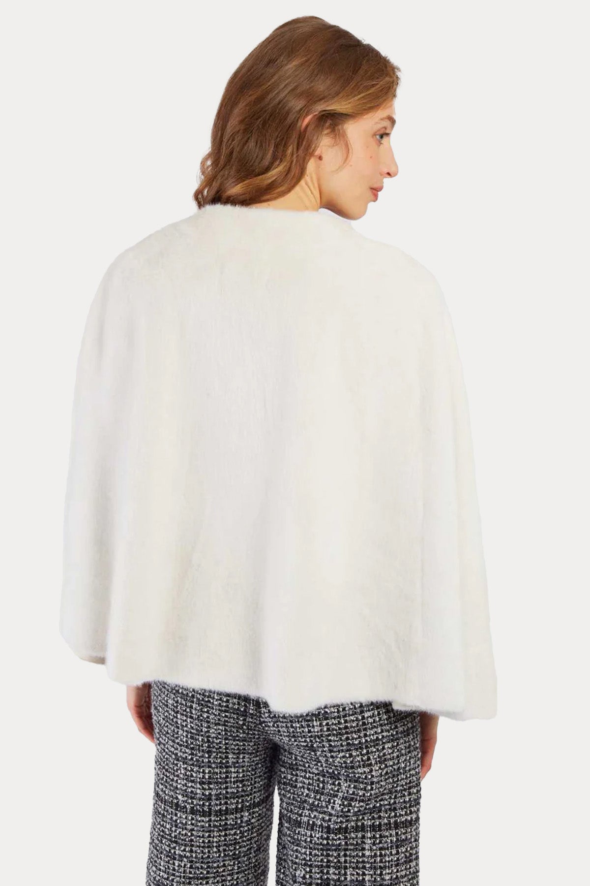 Rene Derhy Peluş Pelerin Ceket