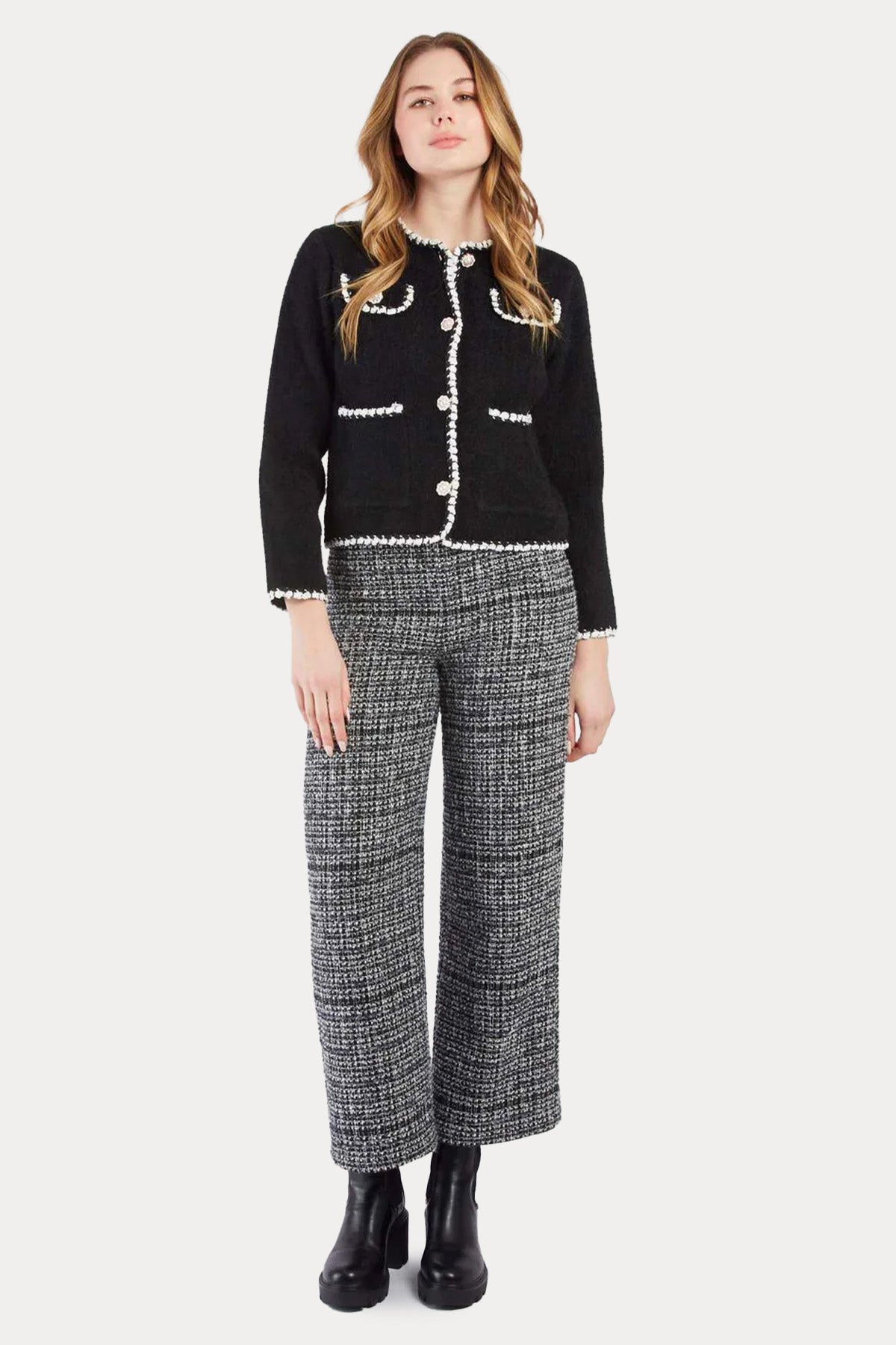 Rene Derhy Regular Fit Cep Detaylı Örgü Ceket