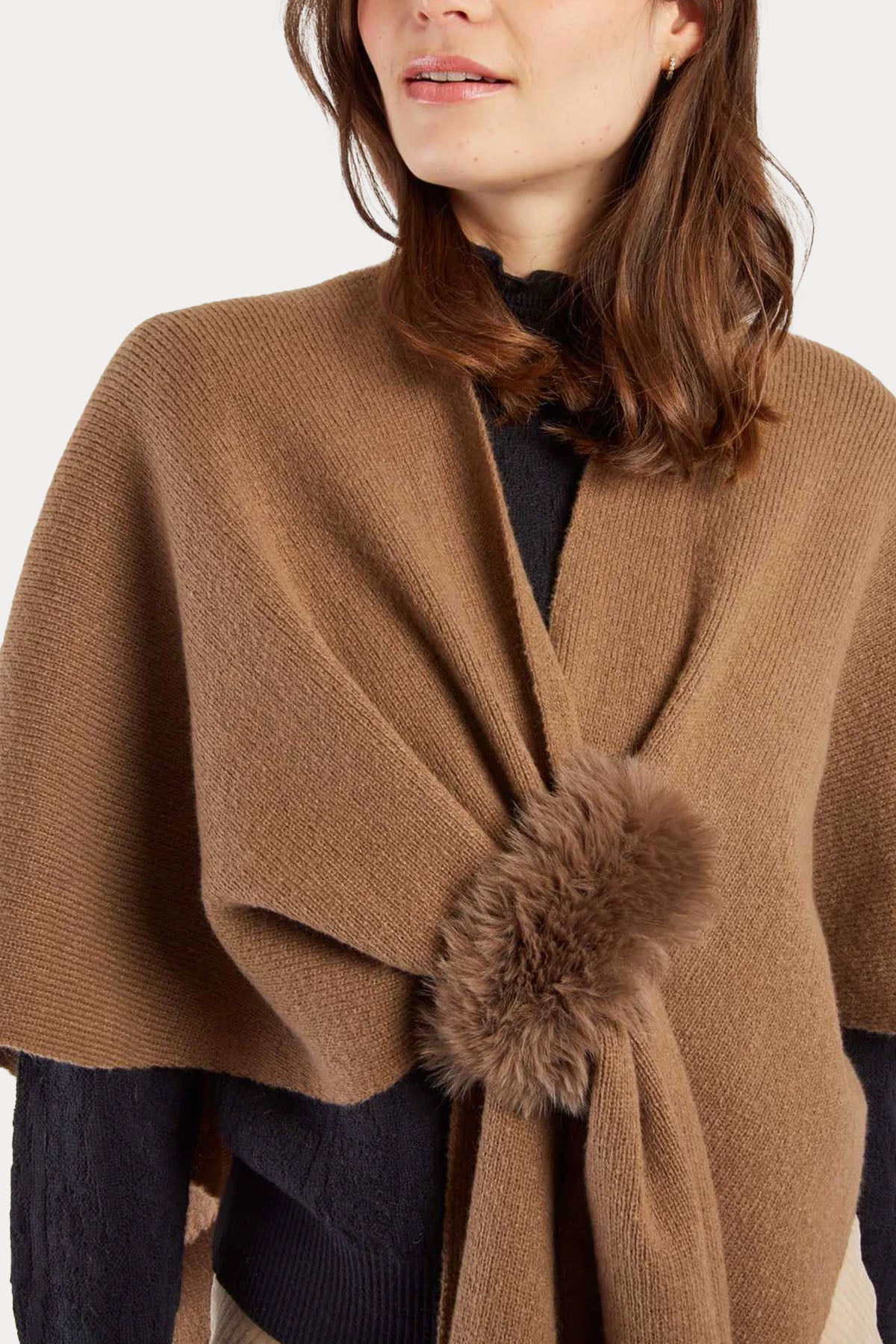 Rene Derhy Örgü Panço Ceket