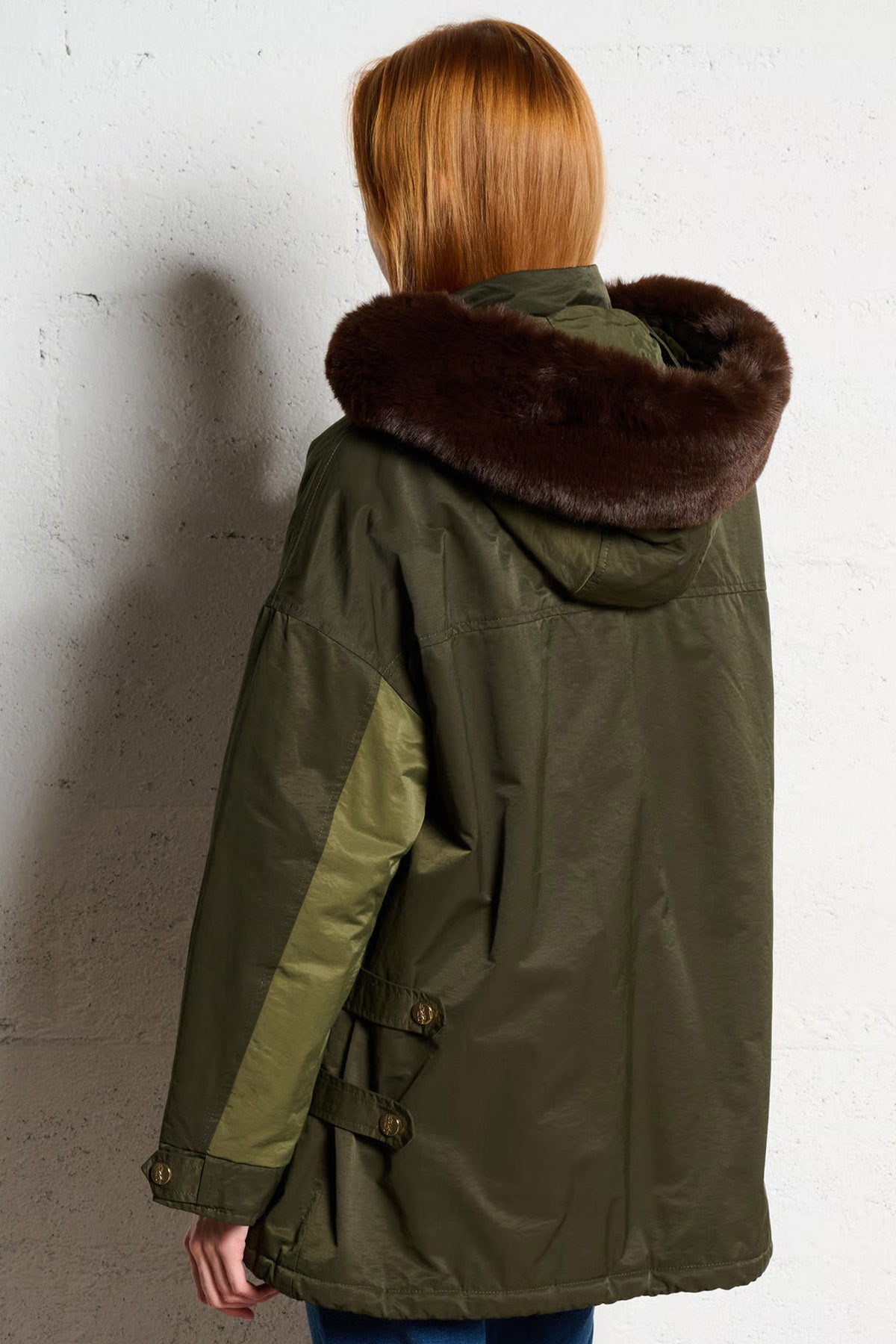 Berenice Gpiupiu Comfort Fit Kapüşonlu Kaban