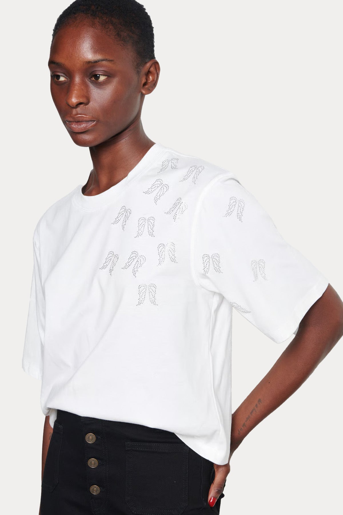 Berenice Wings Comfort Fit Kanat Desenli T-shirt