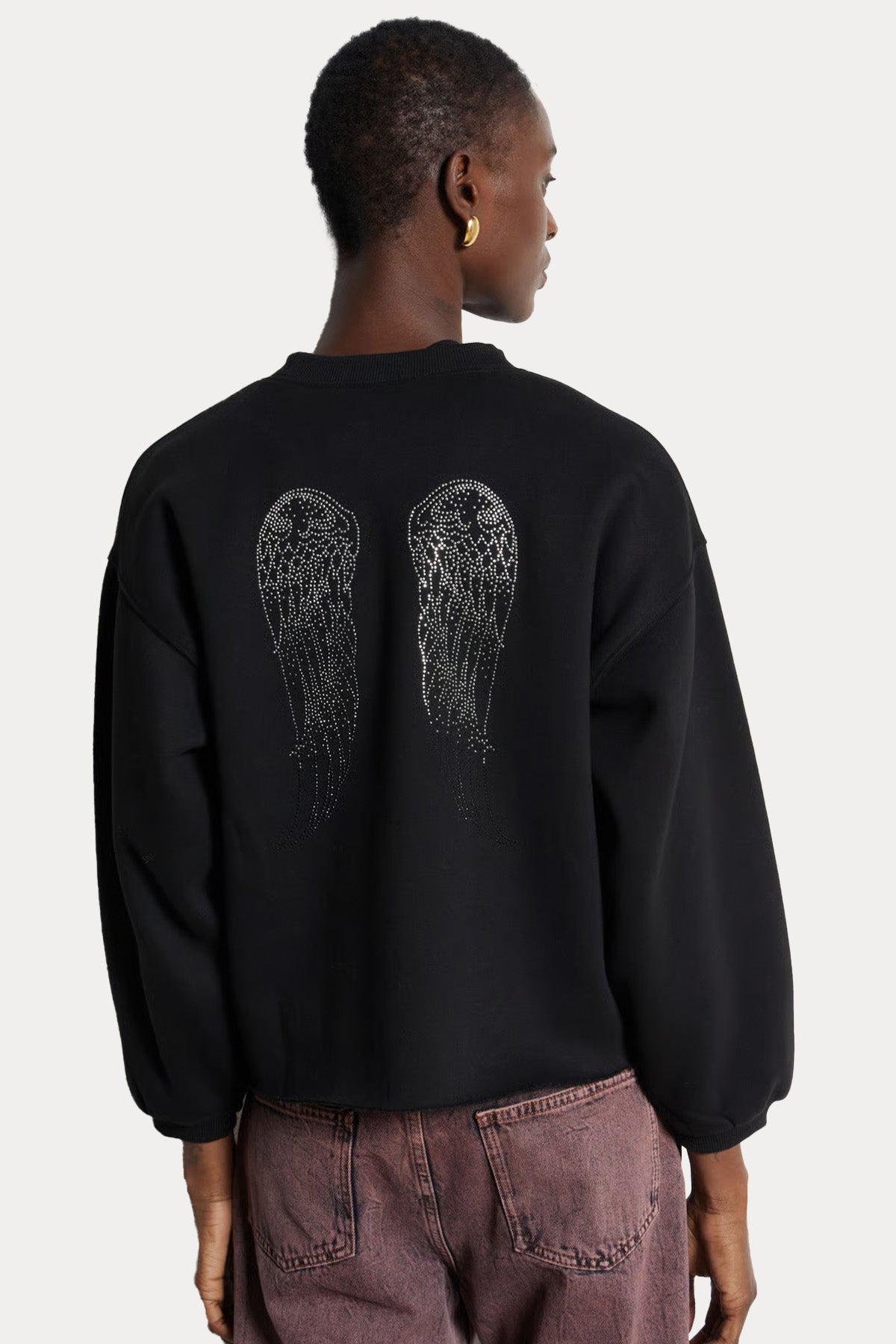 Berenice Siana Comfort Fit Kanat Desenli Şardonlu Sweatshirt