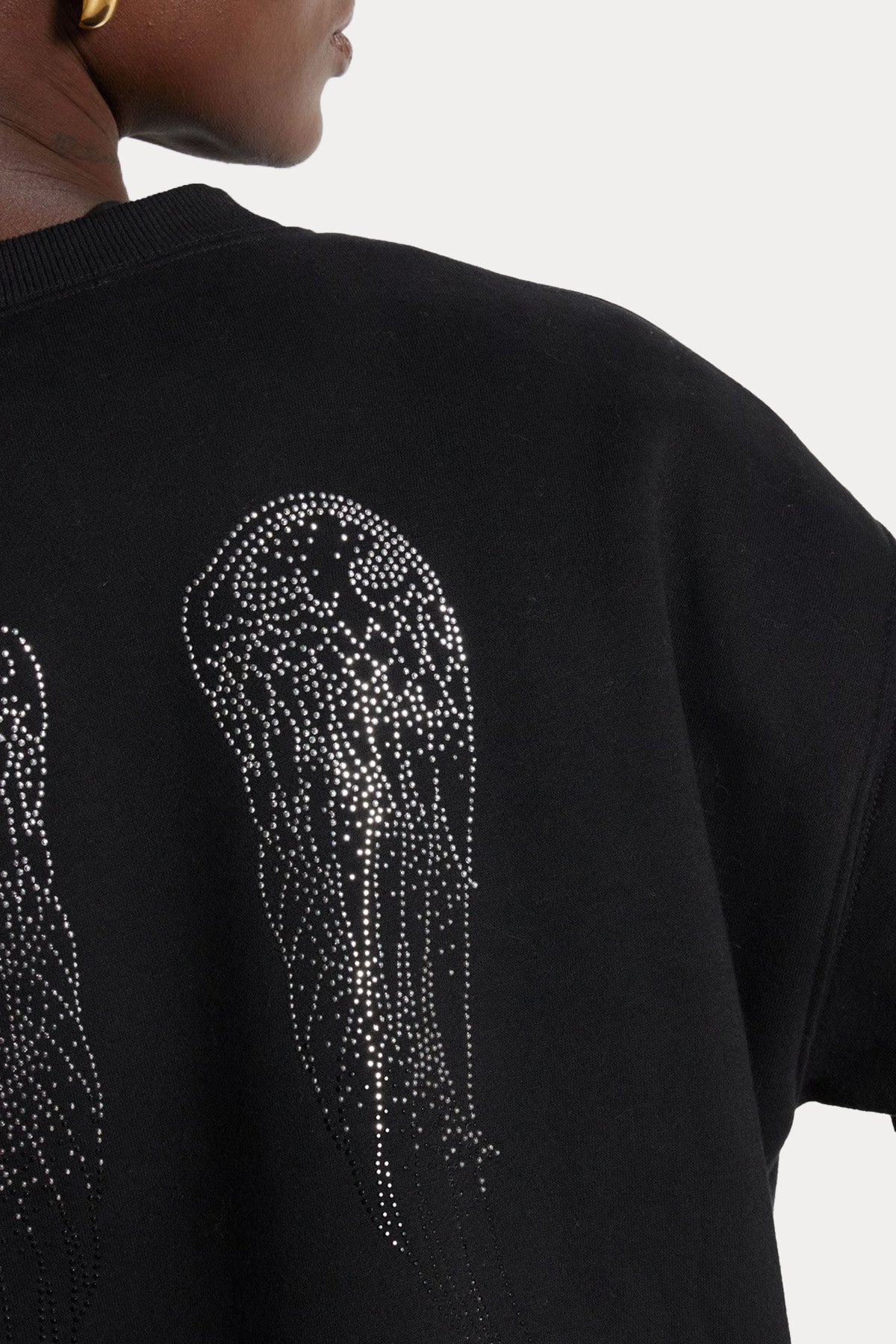 Berenice Siana Comfort Fit Kanat Desenli Şardonlu Sweatshirt