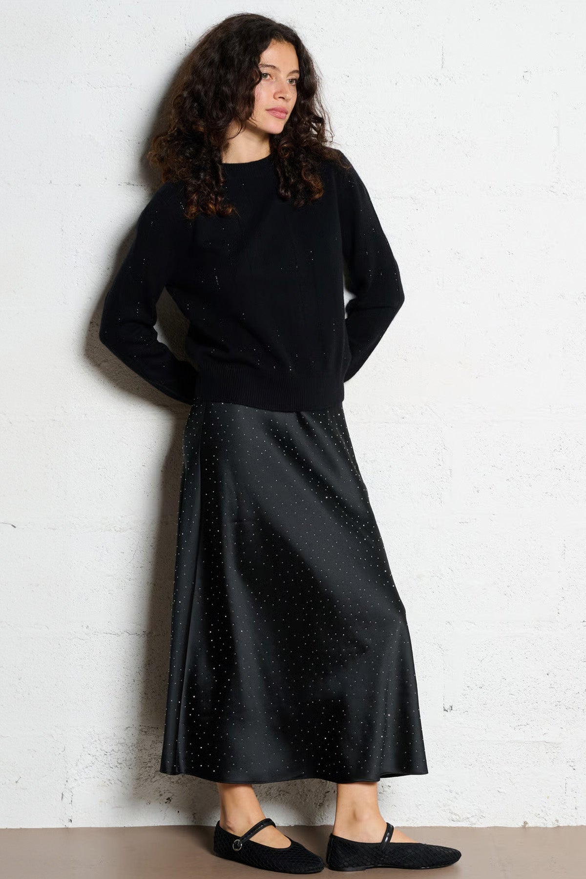 Berenice Mystarlight Loose Fit Kaşmir Örgü Yün Triko