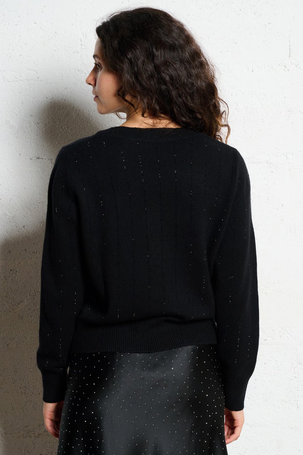 Berenice Mystarlight Loose Fit Kaşmir Örgü Yün Triko