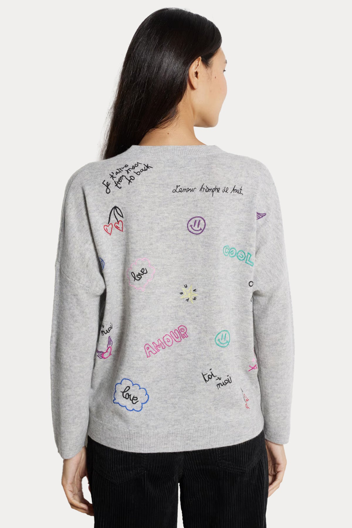 Berenice Myneweryday Loose Fit İnce Örgü Yün Triko