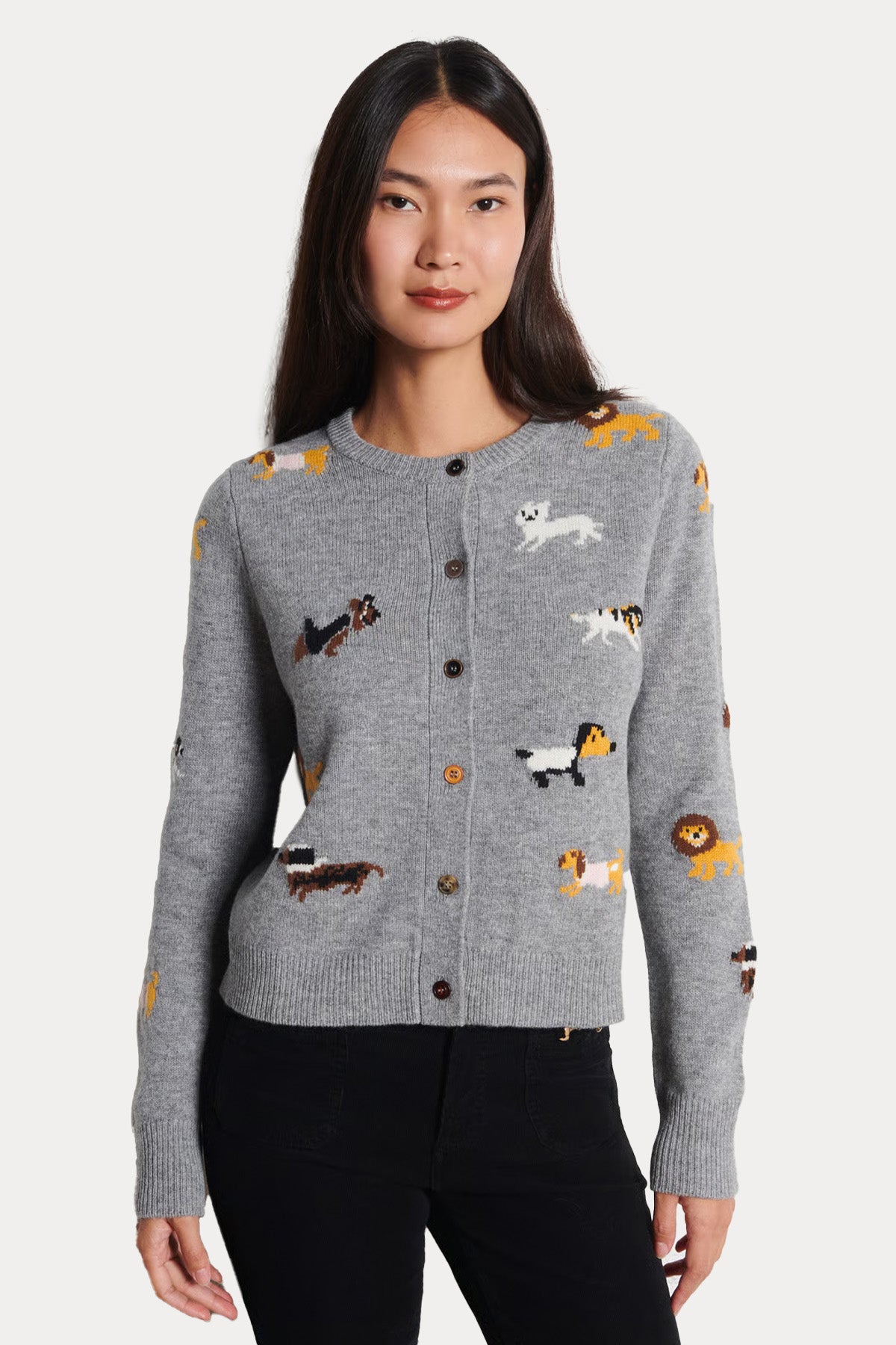 Berenice Myanimals Regular Fit Örgü Yün Triko Ceket