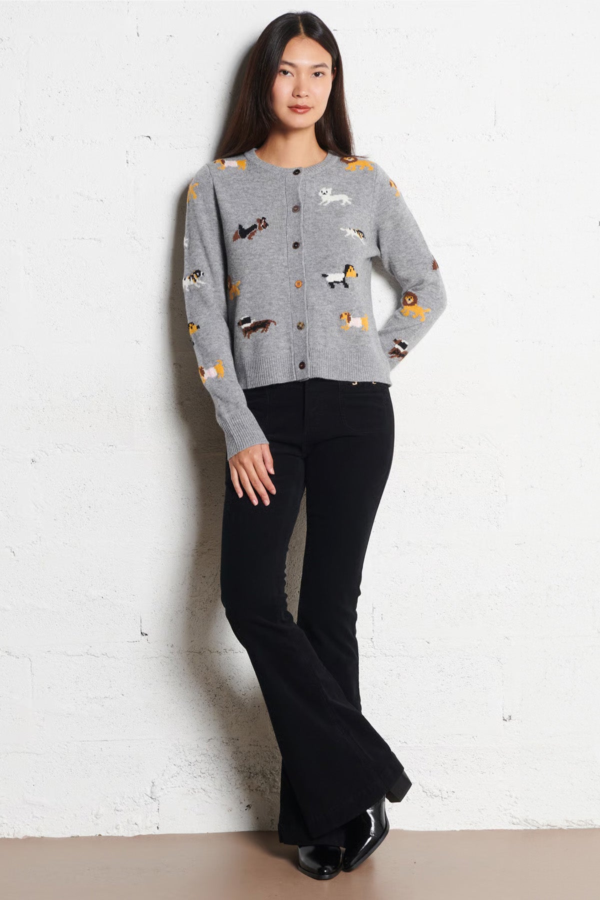 Berenice Myanimals Regular Fit Örgü Yün Triko Ceket