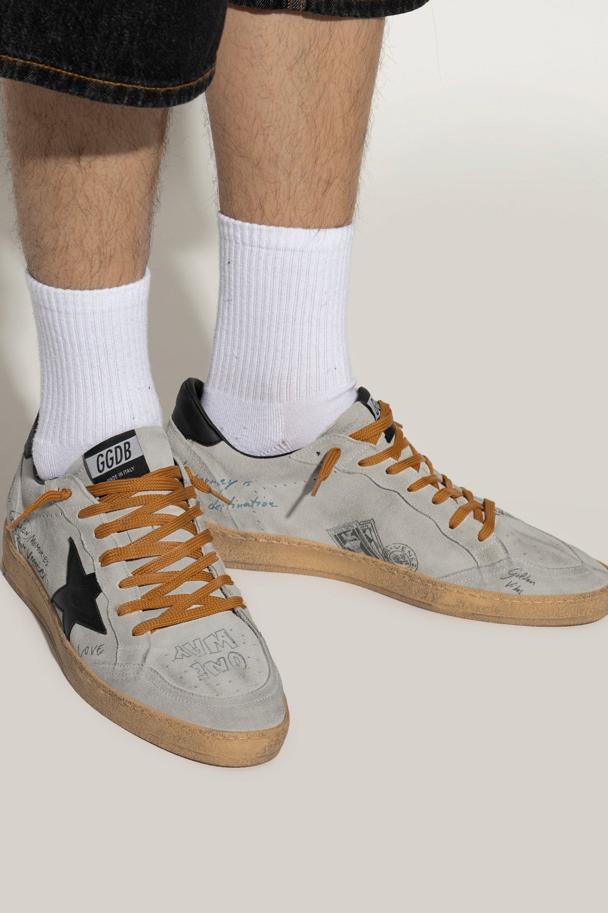 Golden Goose Ball-Star Nubuk Deri Sneaker Ayakkabı