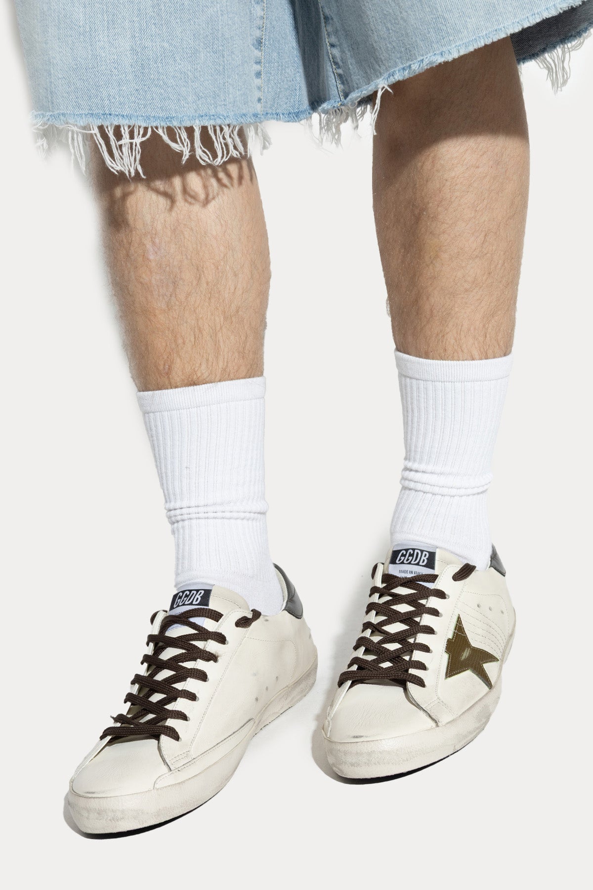 Golden Goose Super-Star Deri Sneaker Ayakkabı-Ayakkabı-Libas