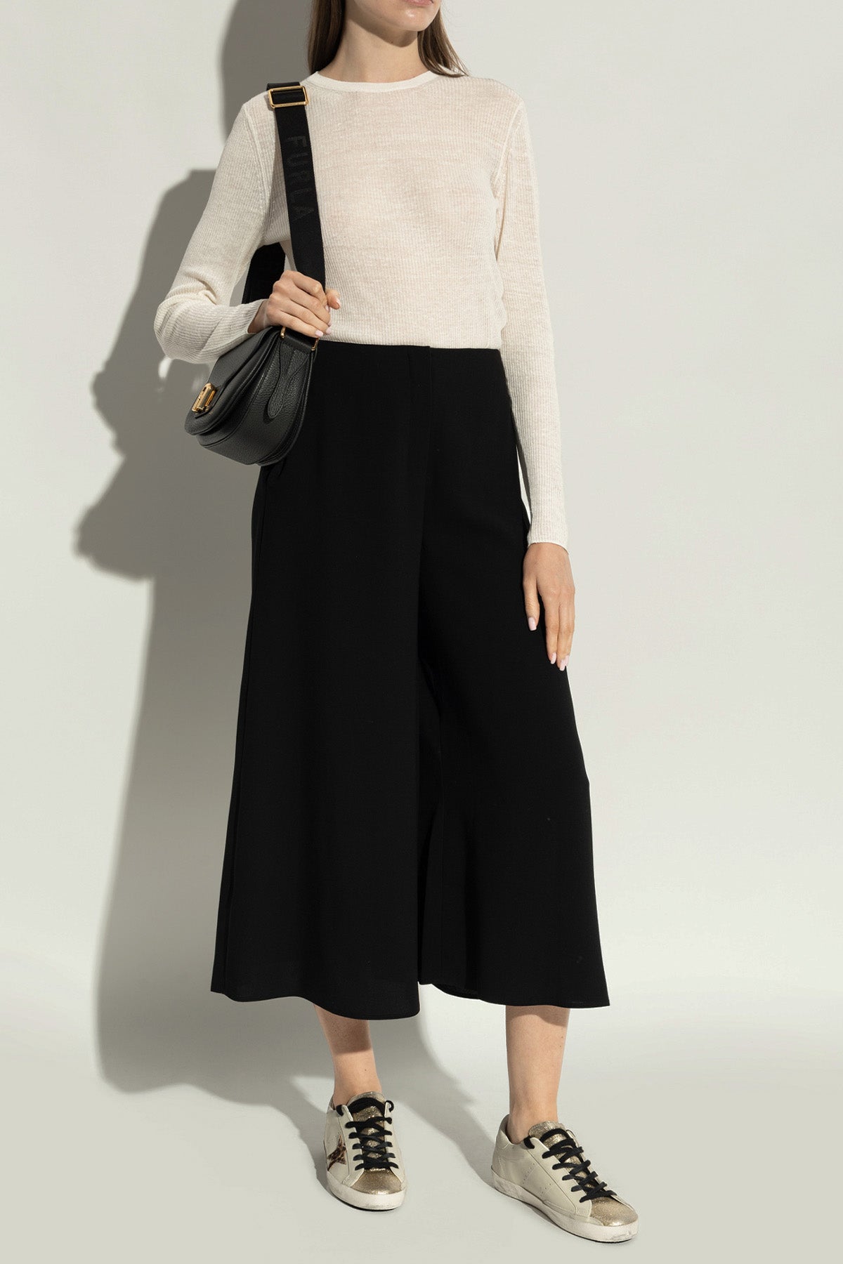 Golden Goose Super-Star Leopar Desenli Deri Sneaker Ayakkabı