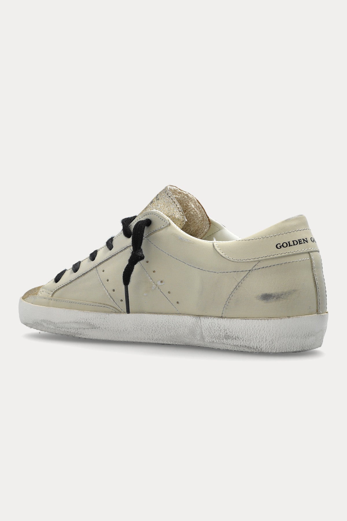 Golden Goose Super-Star Leopar Desenli Deri Sneaker Ayakkabı