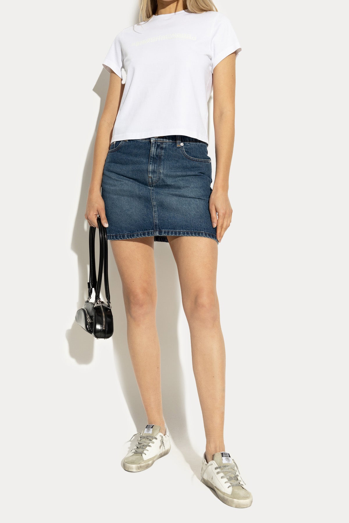 Golden Goose Super-Star Zebra Desenli Deri Sneaker Ayakkabı