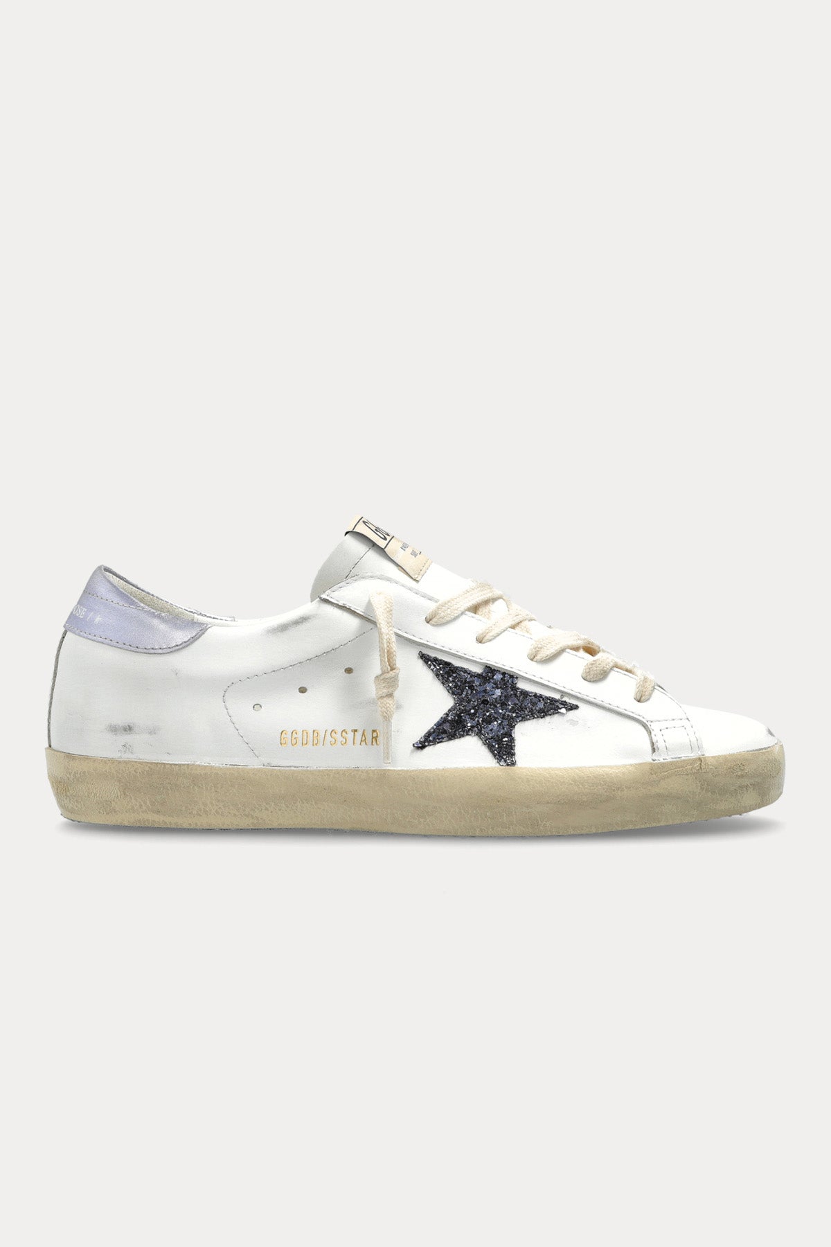 Golden Goose Super-Star Payetli Deri Sneaker Ayakkabı