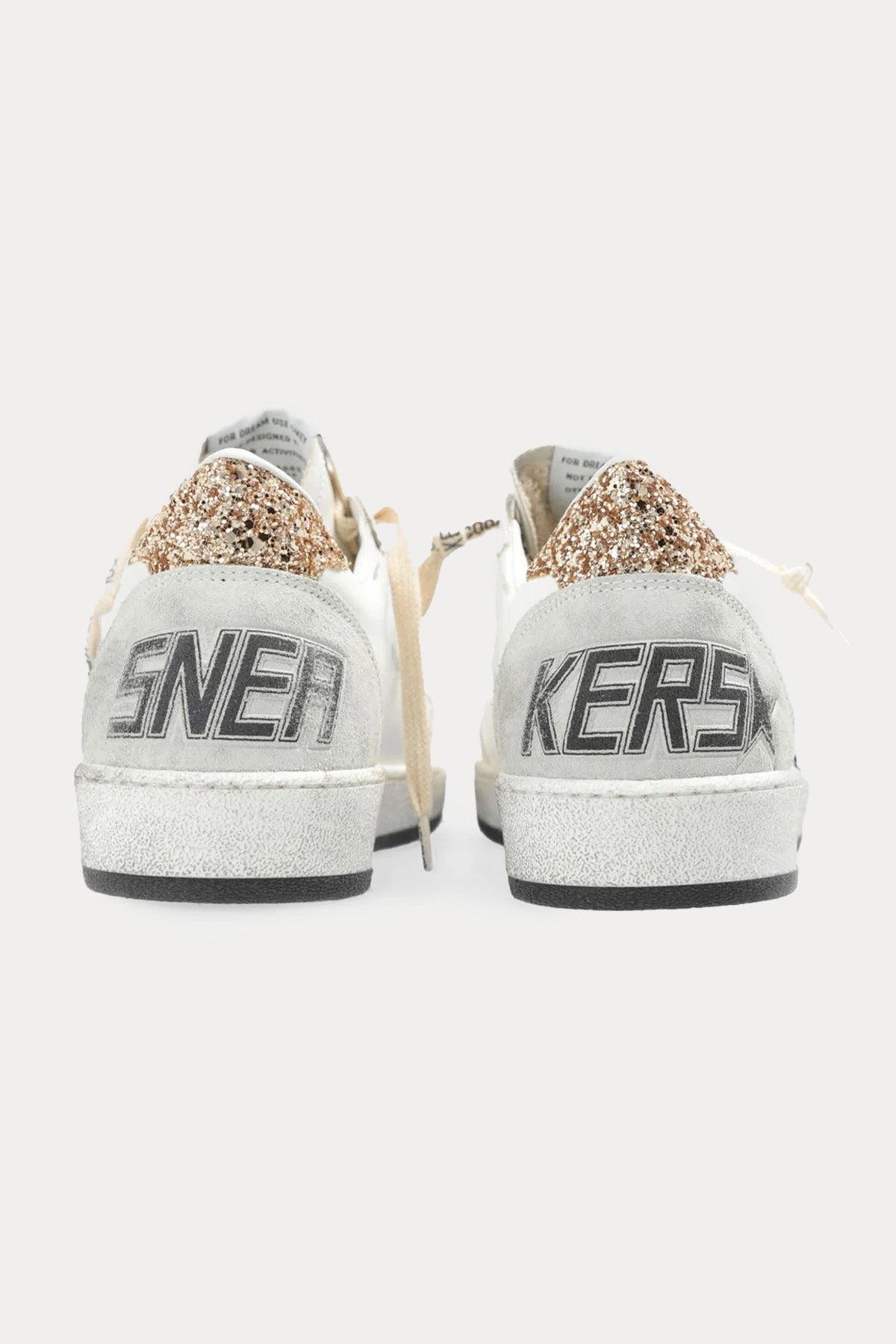 Golden Goose Ball-Star Payetli Deri Sneaker Ayakkabı-Ayakkabı-Libas