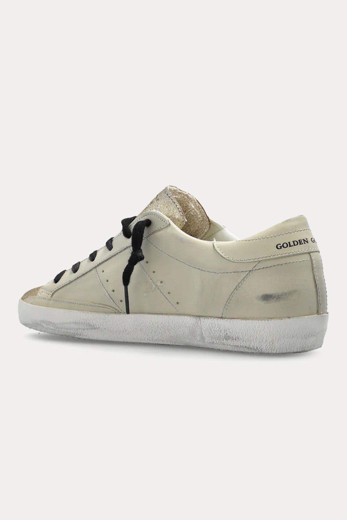 Golden Goose Super-Star Leopar Desenli Deri Sneaker Ayakkabı