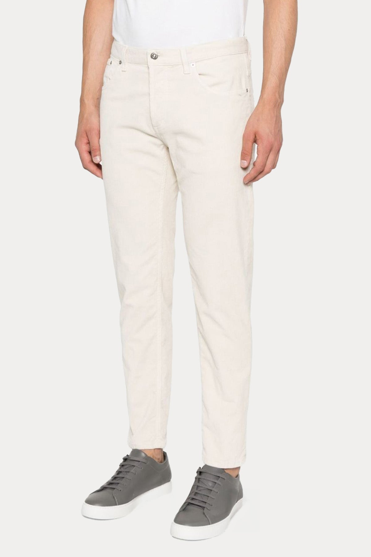 Dondup Brighton Carrot Fit Fitilli Kadife Pantolon