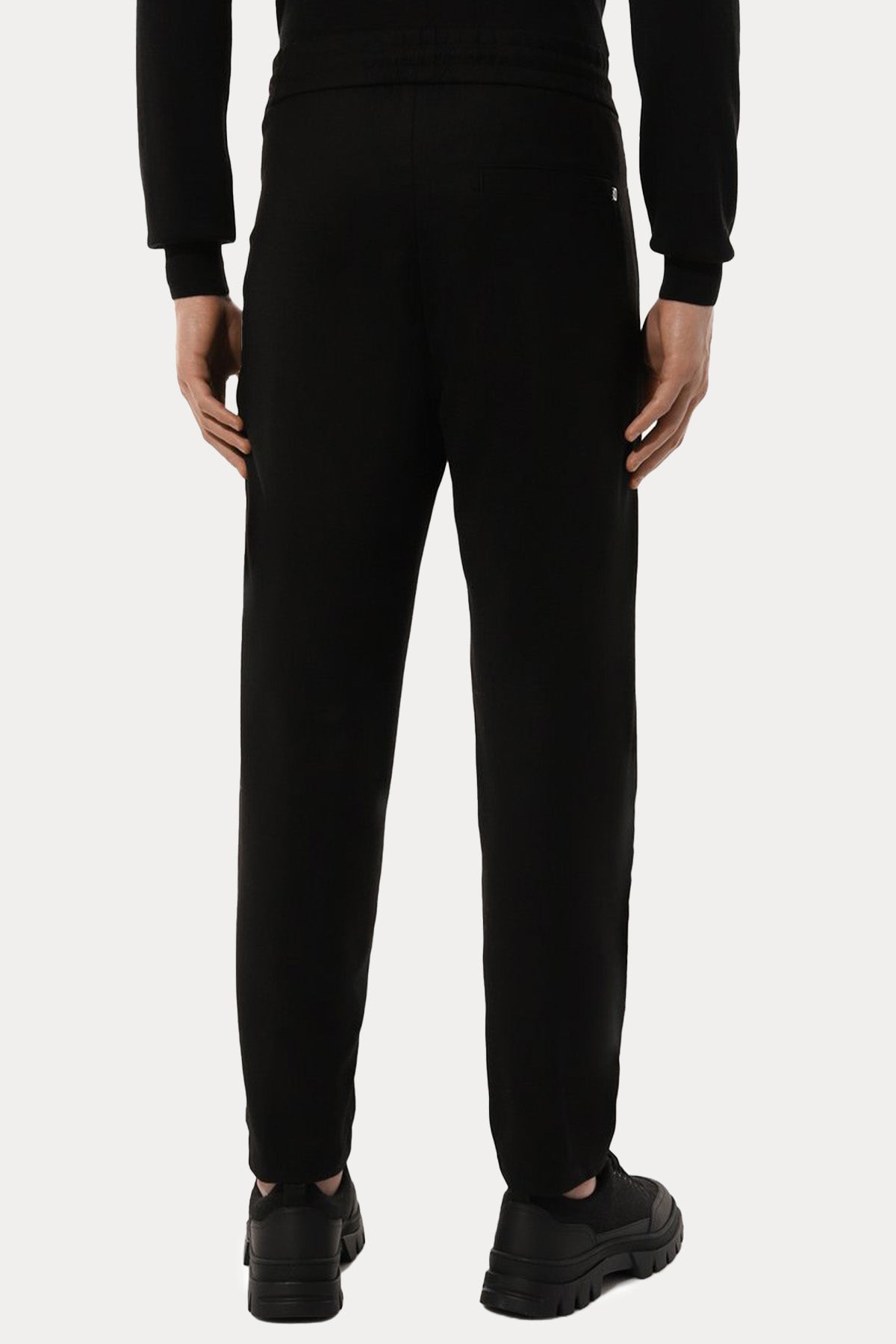 Dondup Relaxed Fit Beli Lastikli Yandan Cepli Yün Pantolon