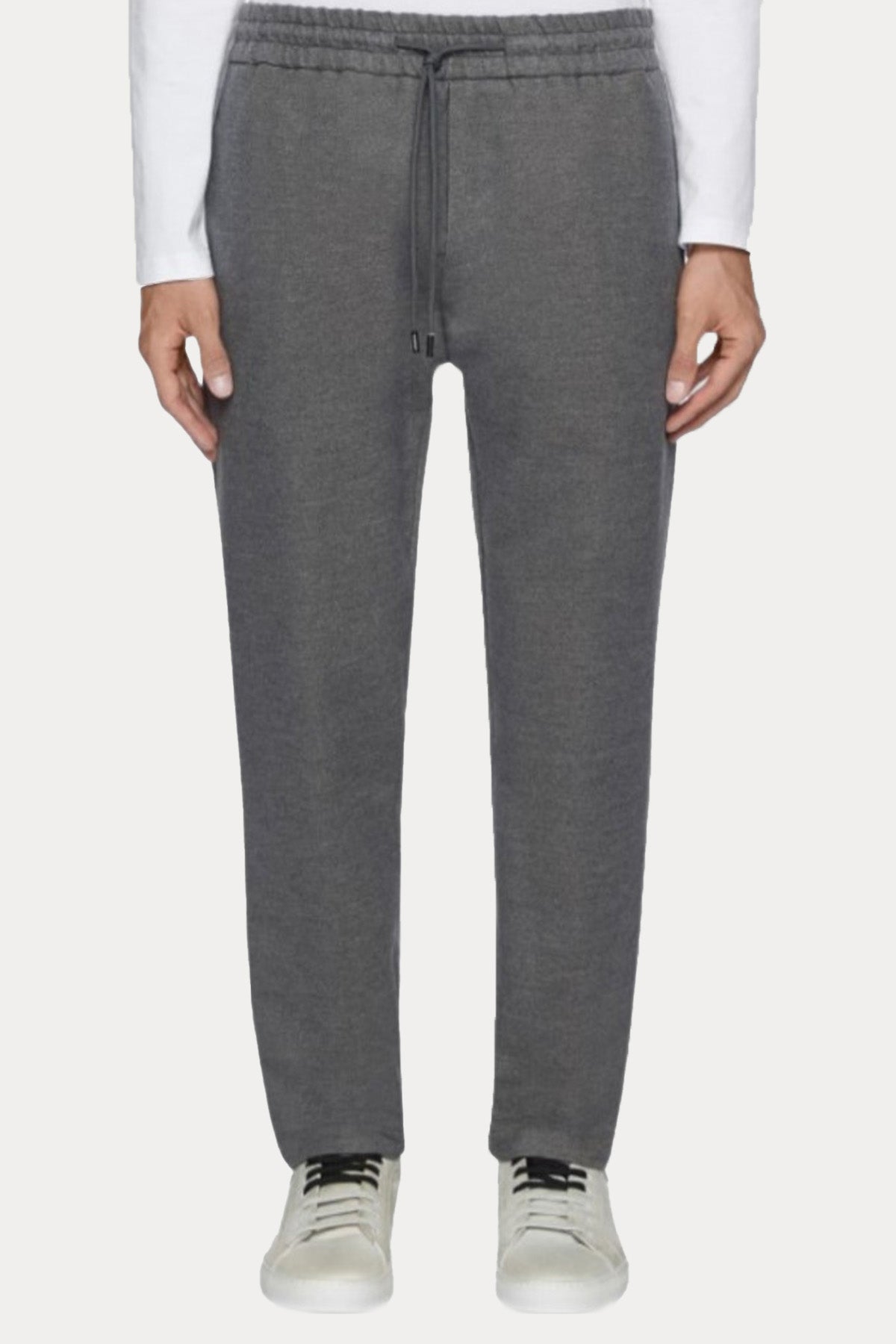 Dondup Relaxed Fit Beli Lastikli Yandan Cepli Yün Pantolon