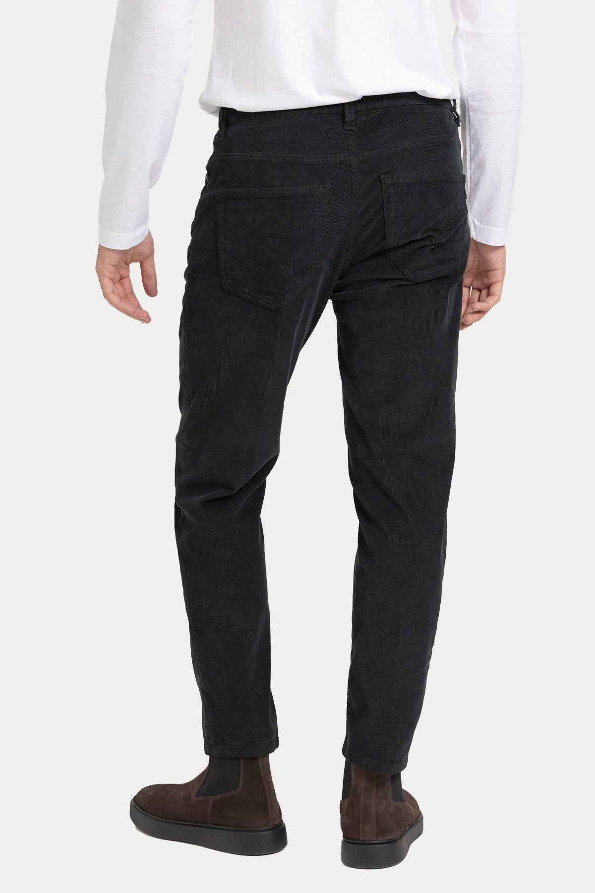 Dondup Brighton Carrot Fit Fitilli Kadife Pantolon