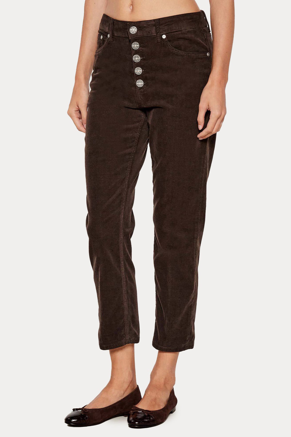 Dondup Koons Loose Fit Kadife Pantolon