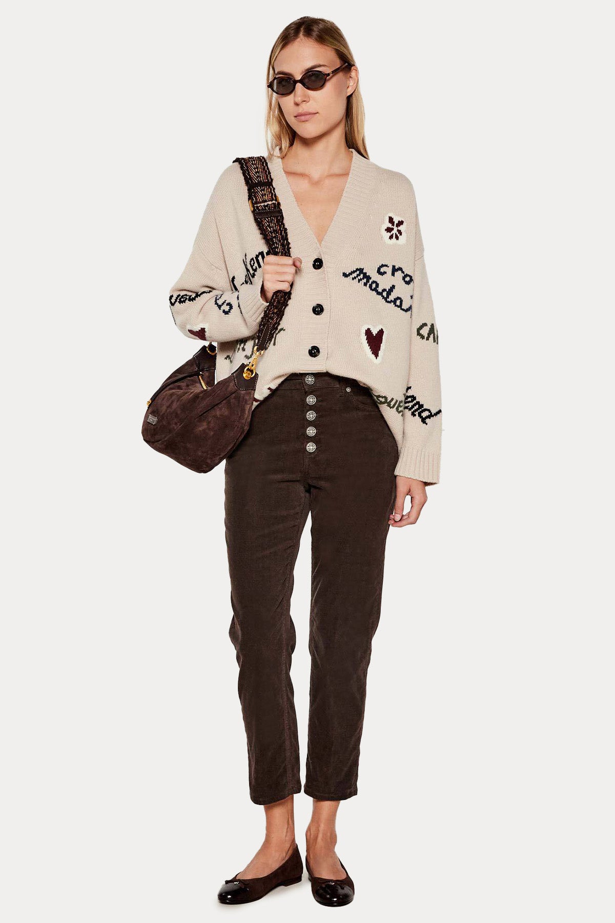 Dondup Koons Loose Fit Kadife Pantolon