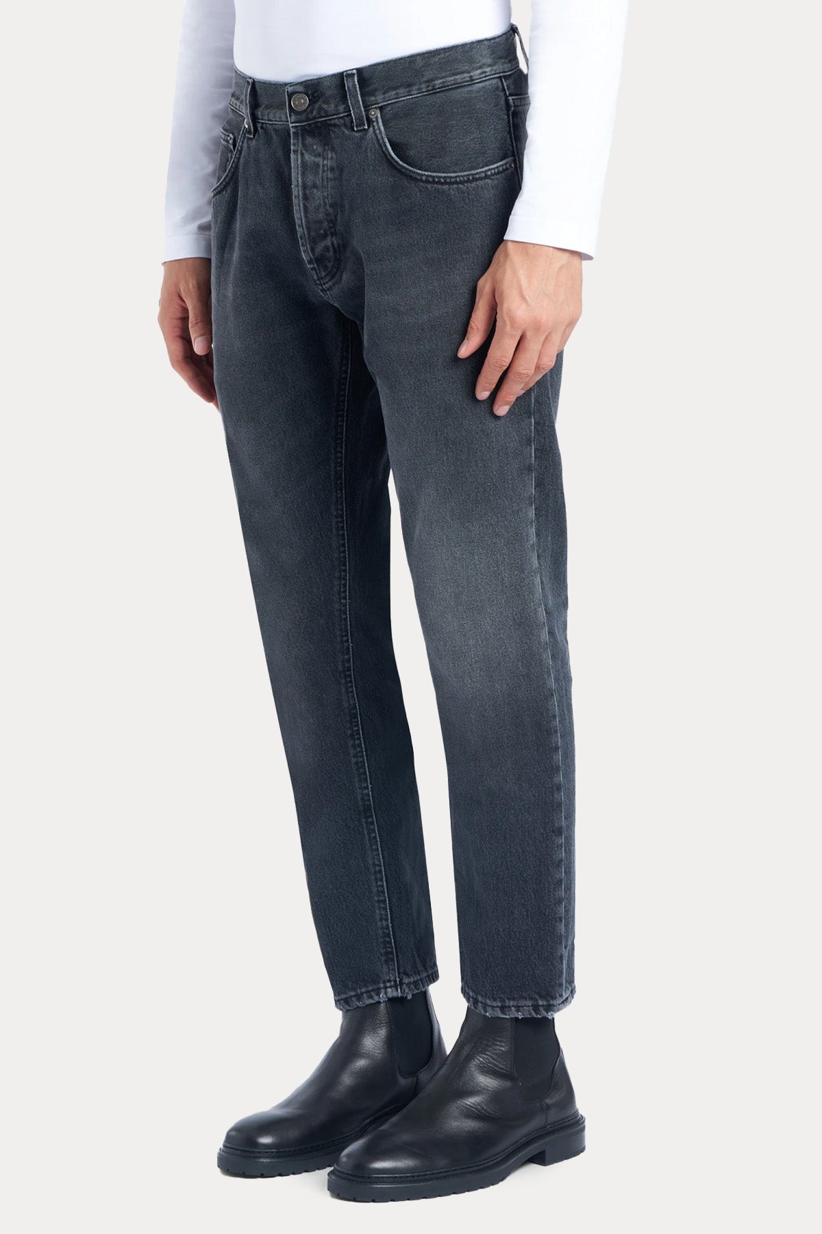 Dondup Dian Carrot Slim Fit Yıkamalı Jeans