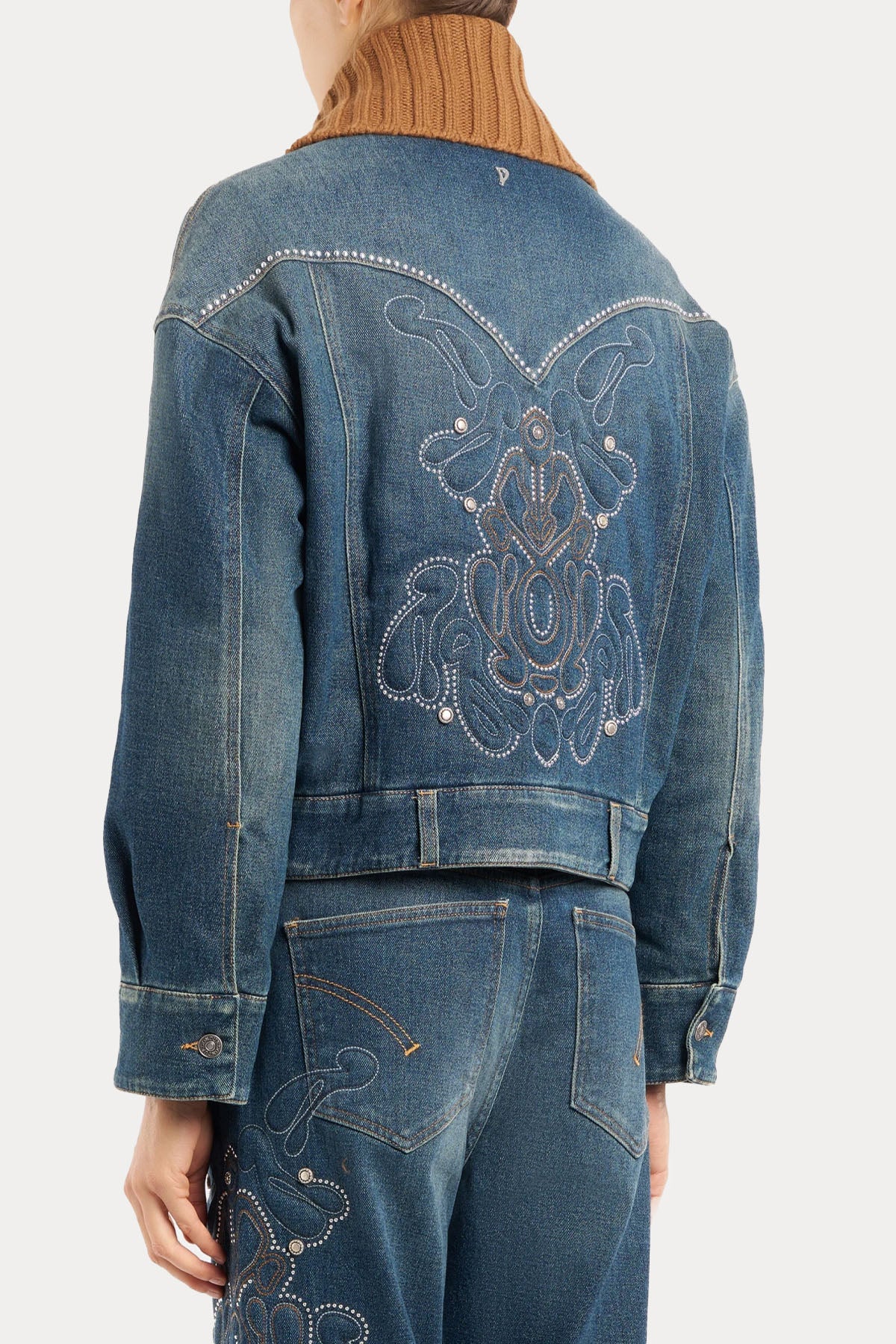 Dondup Boxy Fit Troklu Denim Ceket