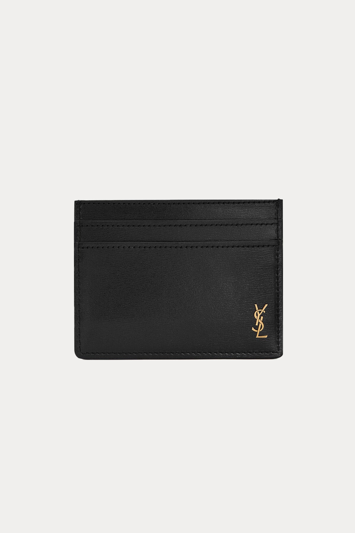 Saint Laurent Logolu Unisex Deri Kartlık