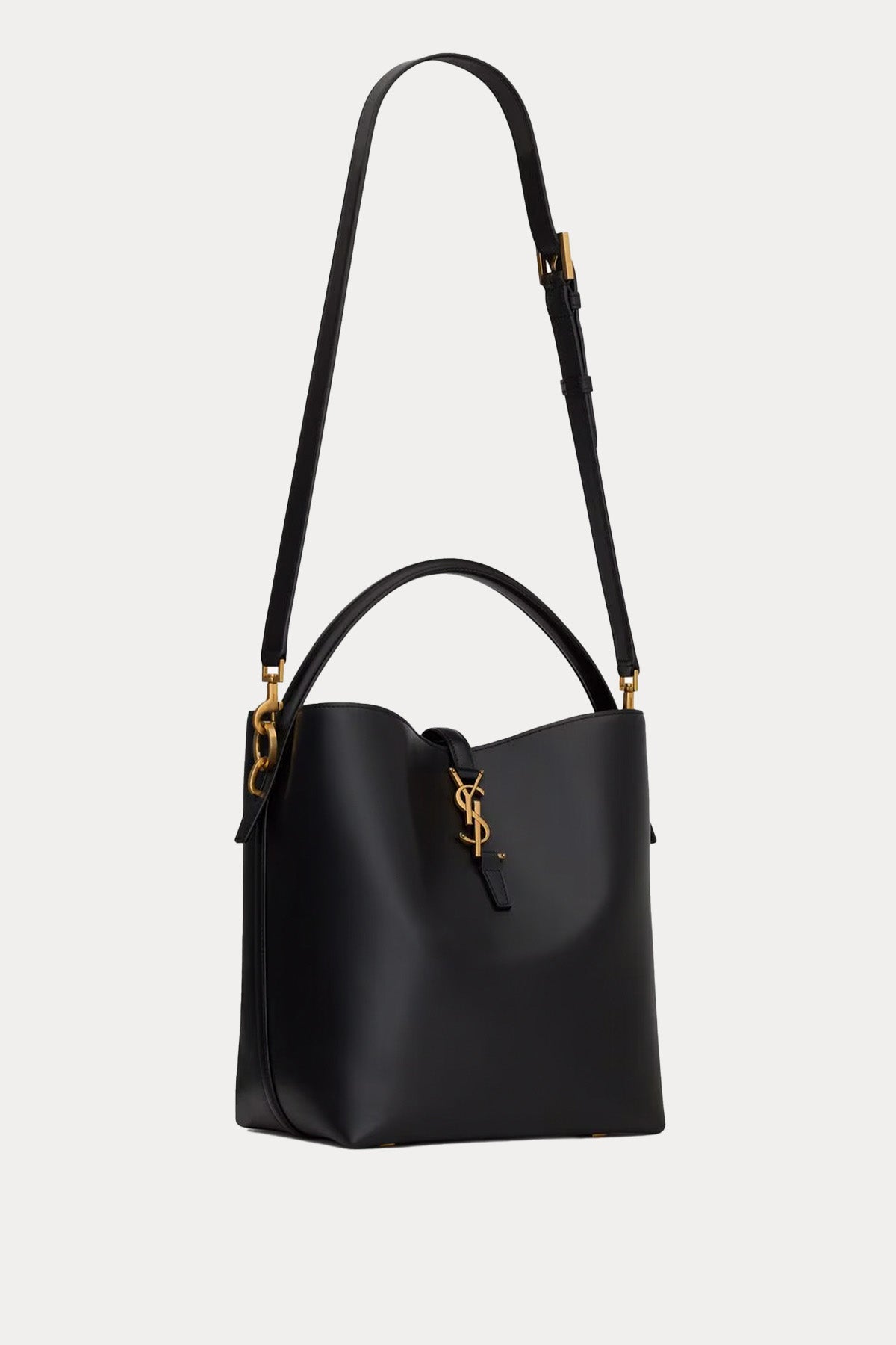 Saint Laurent Logolu Medium Deri Omuz Çantası