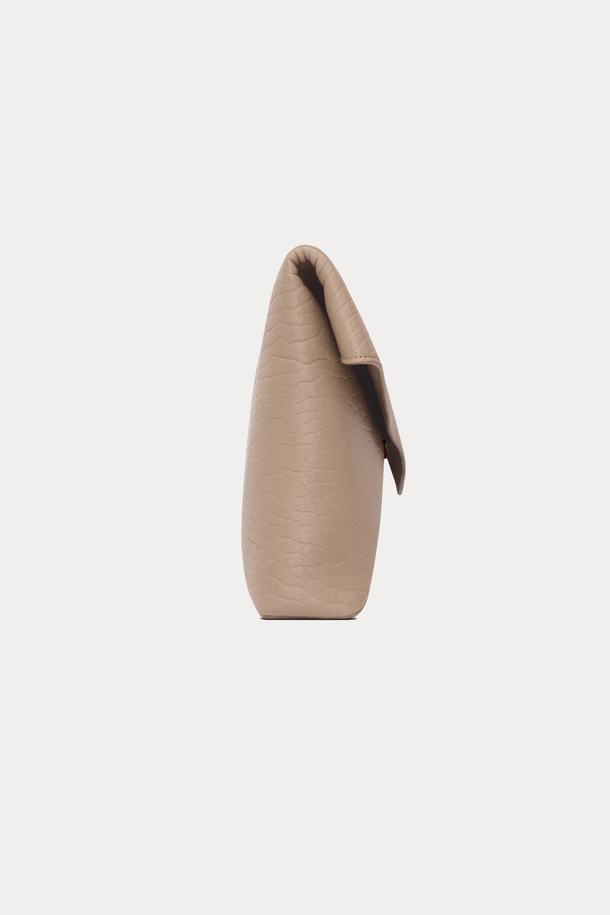 Saint Laurent Logolu Medium Deri Clutch Çanta-Çanta-Libas