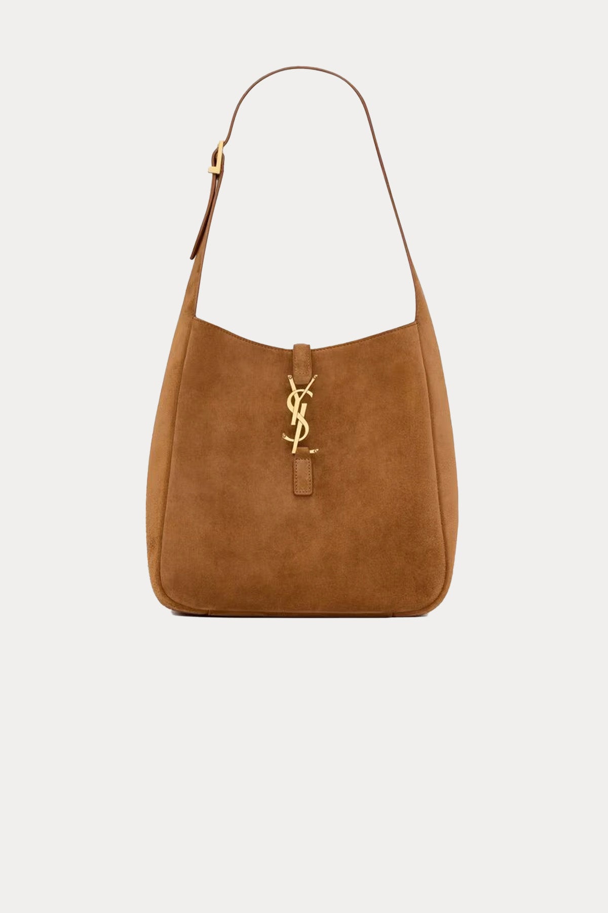 Saint Laurent Logolu Small Süet Omuz Çantası