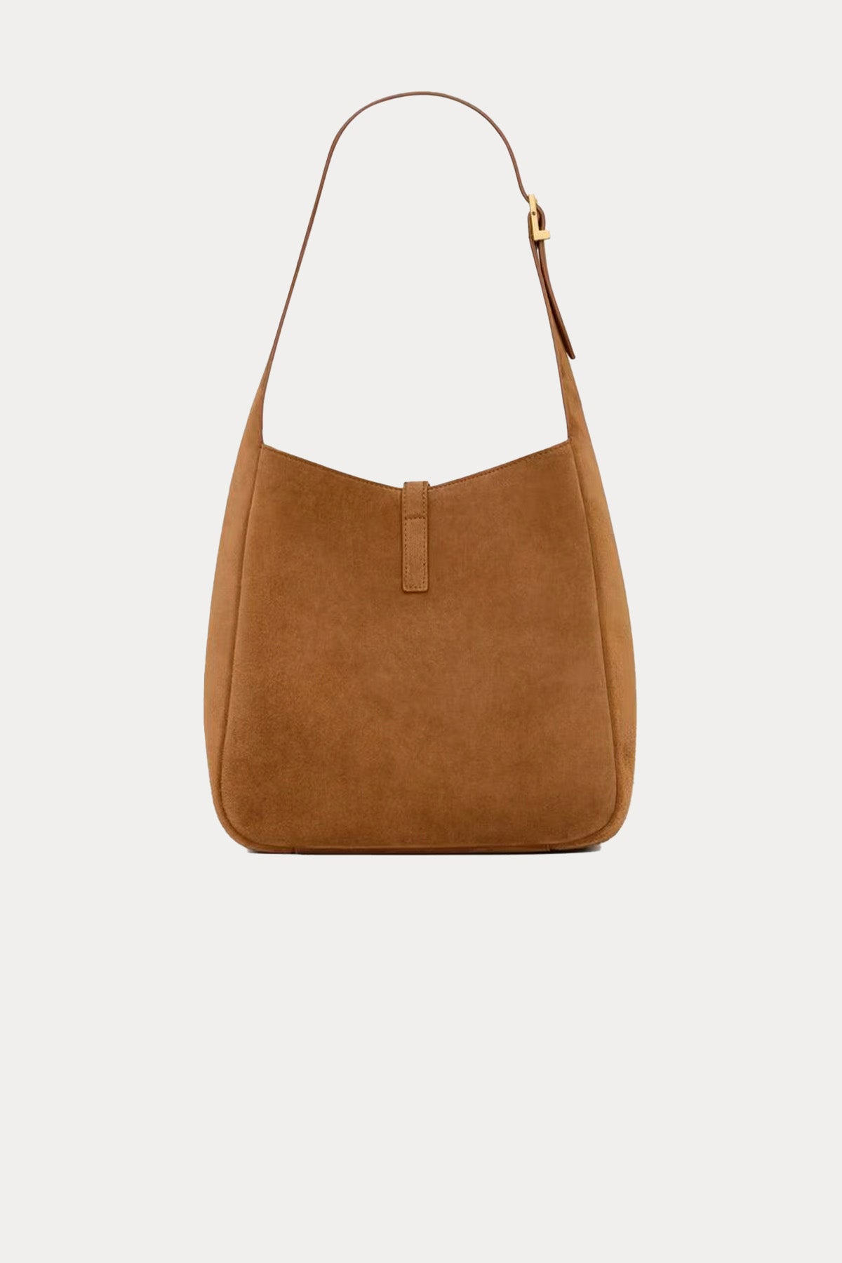 Saint Laurent Logolu Small Süet Omuz Çantası