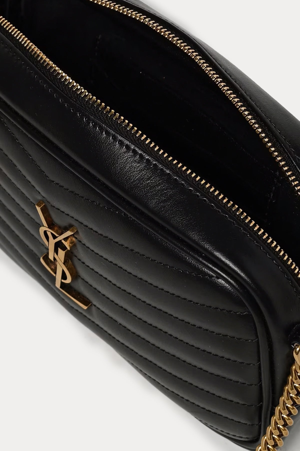 Saint Laurent Zincir Askılı Mini Deri Omuz Çantası