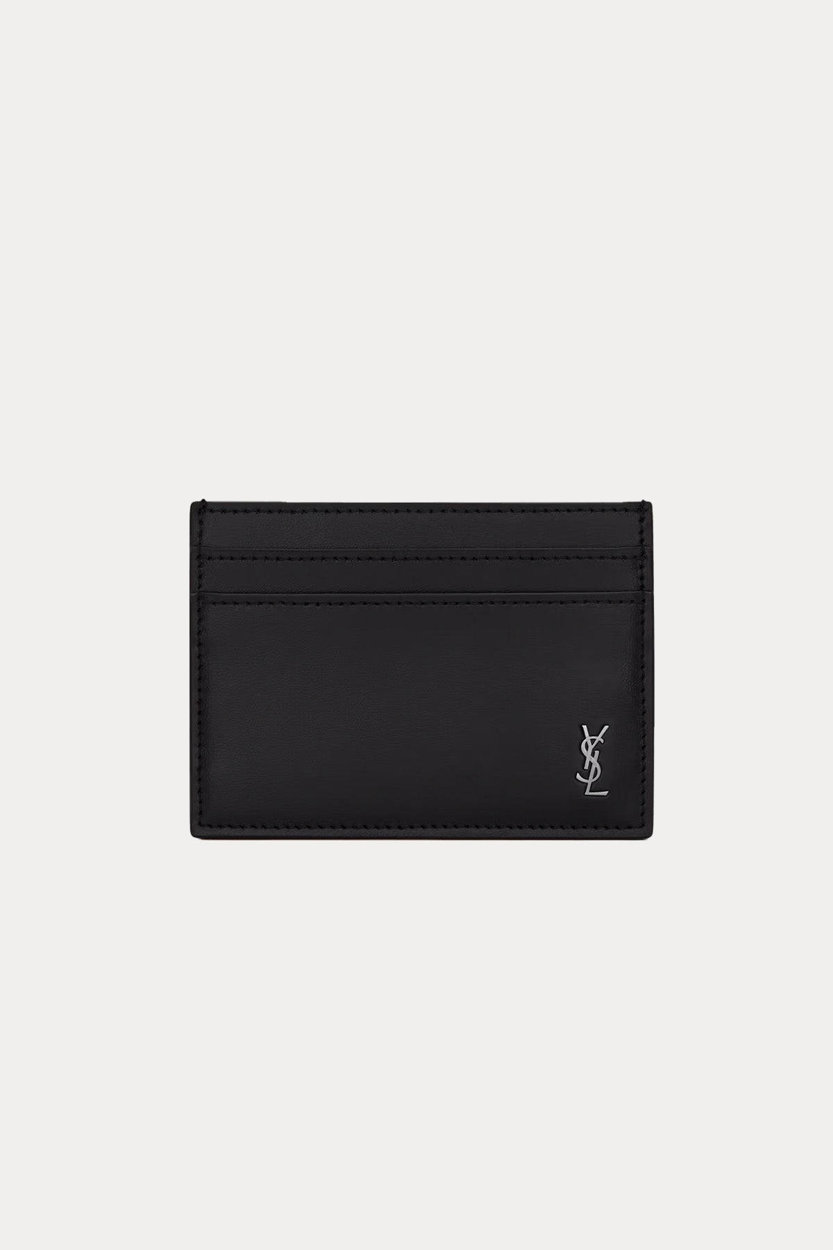 Saint Laurent Logolu Unisex Deri Kartlık