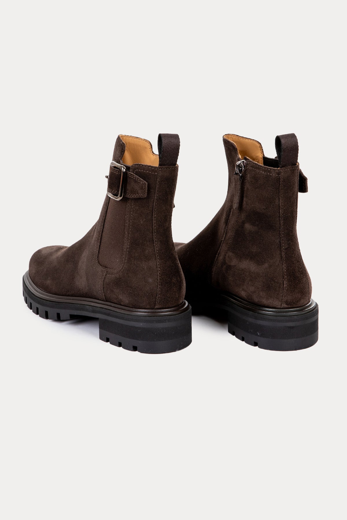 Henderson Nara Lastik Bant Fermuarlı Süet Bot