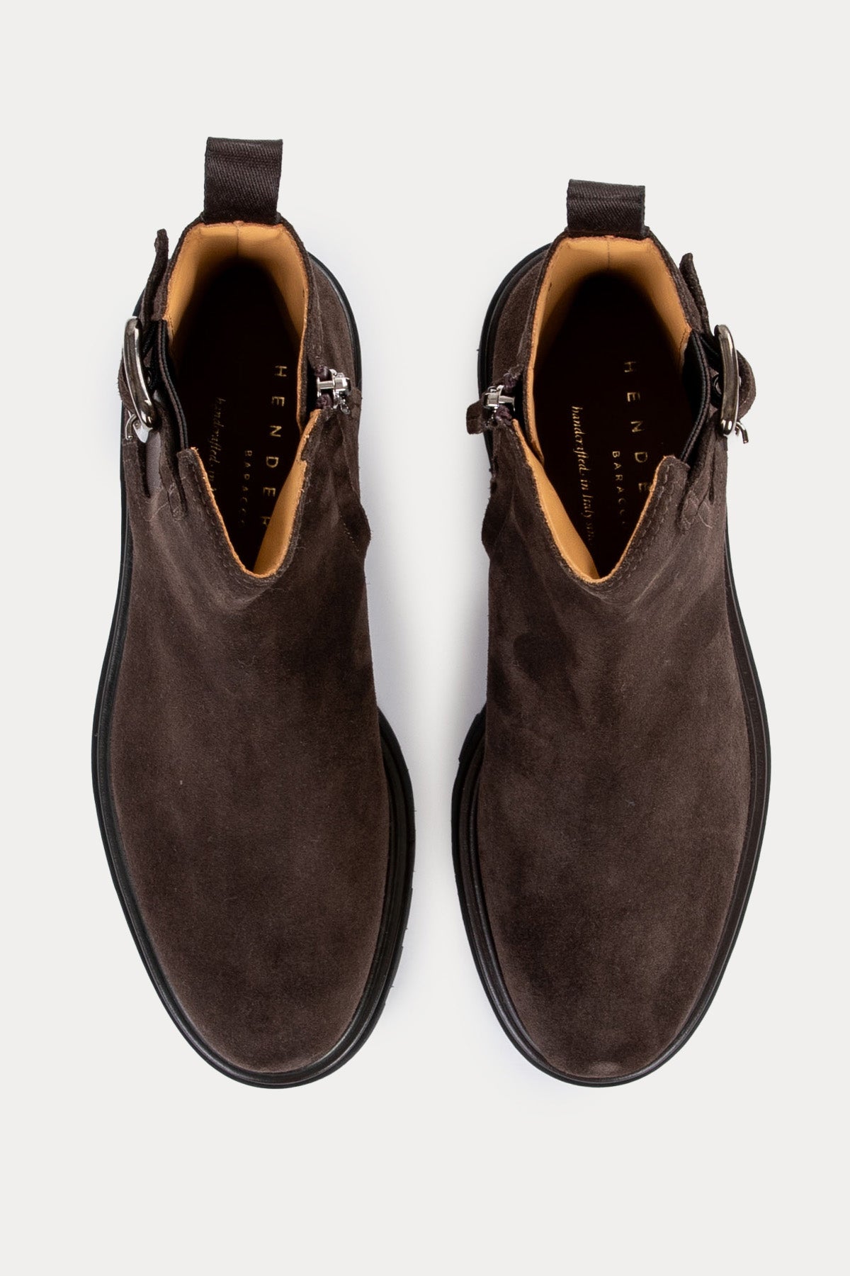 Henderson Nara Lastik Bant Fermuarlı Süet Bot