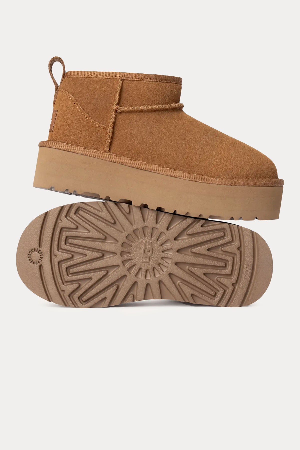Ugg Kız Çocuk Chestnut Classic Ultra Mini Platform Bot