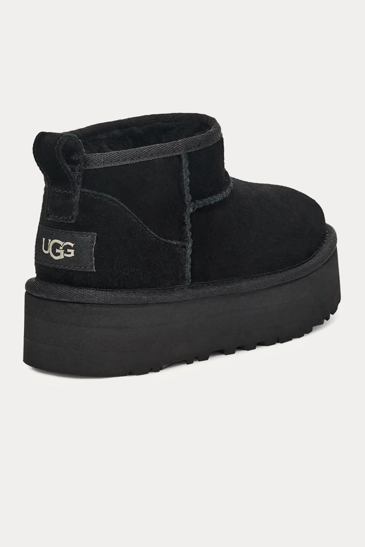 Ugg Kız Çocuk Black Classic Ultra Mini Platform Bot