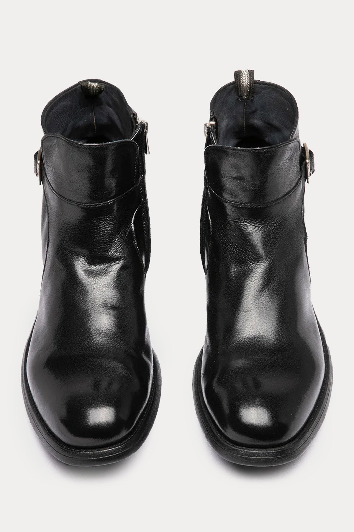 Officine Creative Chronicle Kemerli Fermuarlı Deri Bot