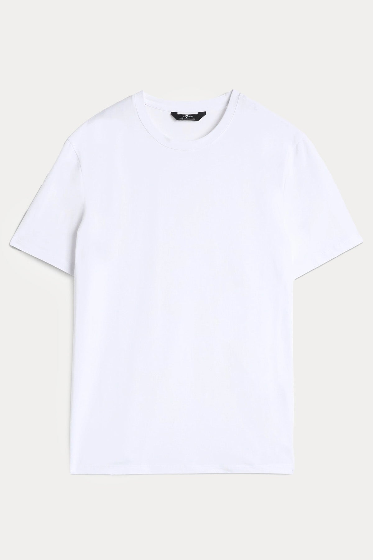 7 For All Mankind Yuvarlak Yaka Luxe Performance Streç T-shirt