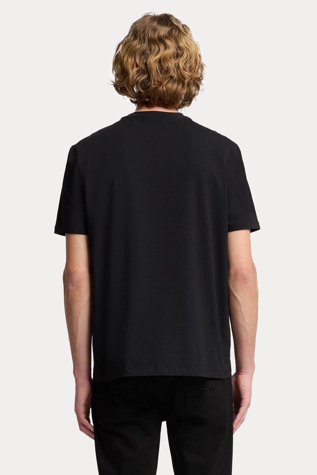 7 For All Mankind Yuvarlak Yaka Luxe Performance Streç T-shirt