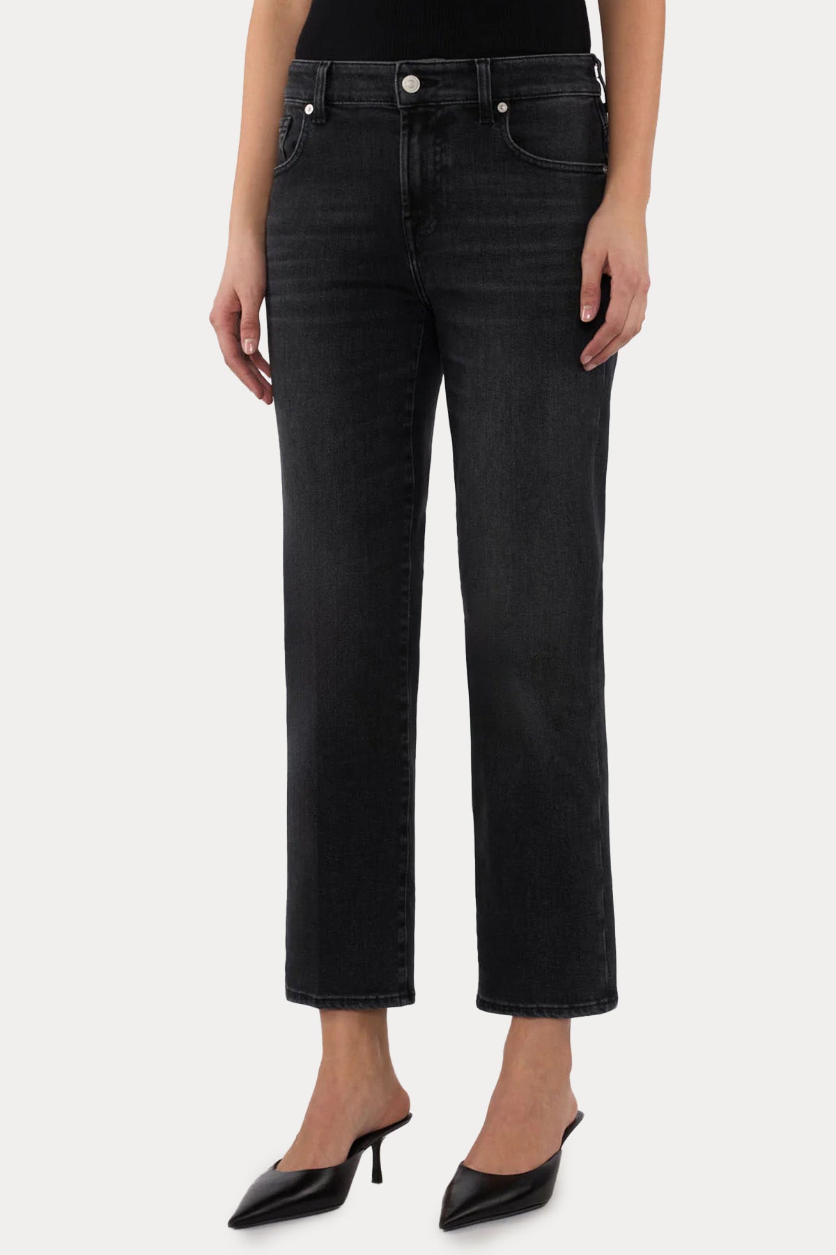 7 For All Mankind Calie Straight Ankle Fit Jeans
