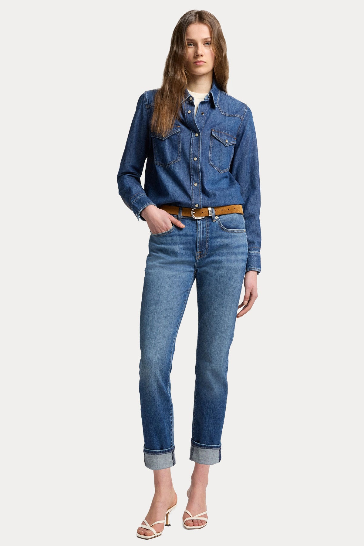 7 For All Mankind Relaxed Skinny Fit Jeans